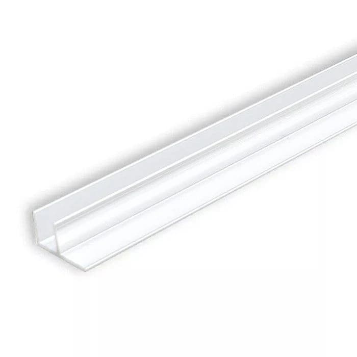 Планка для стеновой панели угловая (F-образная) 4 мм ПРЕСТИЖ Белый