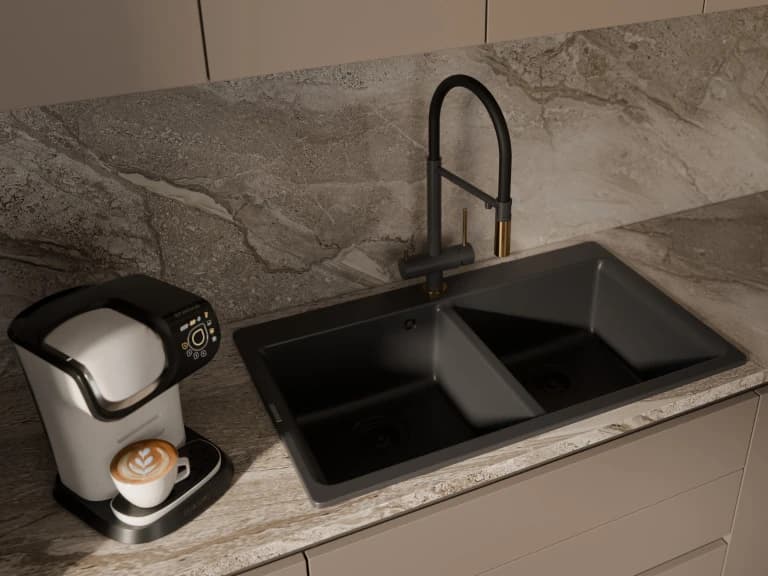 Смеситель RIVELATO Черный ADRIA