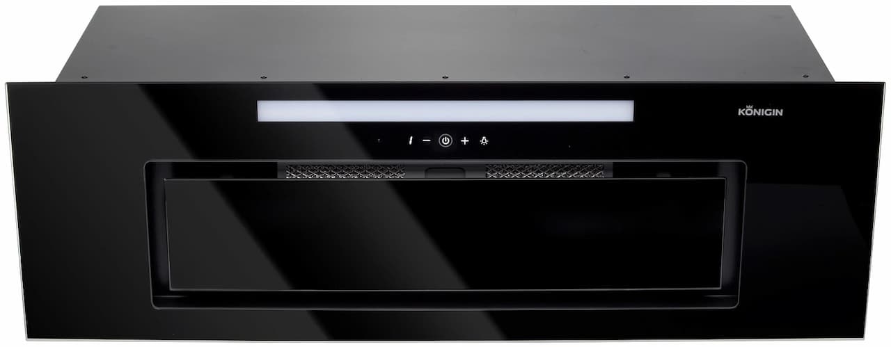 Вытяжка кухонная KONIGIN Черный Navi Black Glass 90
