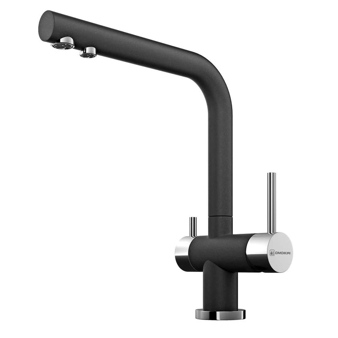 Смеситель OMOIKIRI Черный Nagano-BL