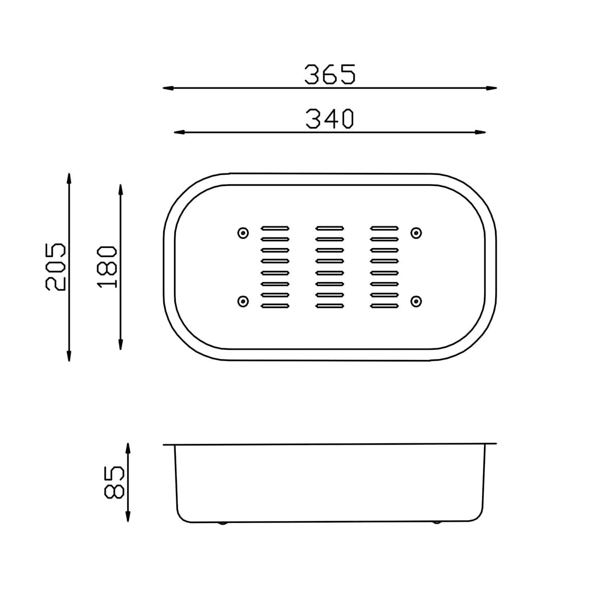 Аксессуар для сантехники TOPZERO Нержавеющая сталь CS 18.34
