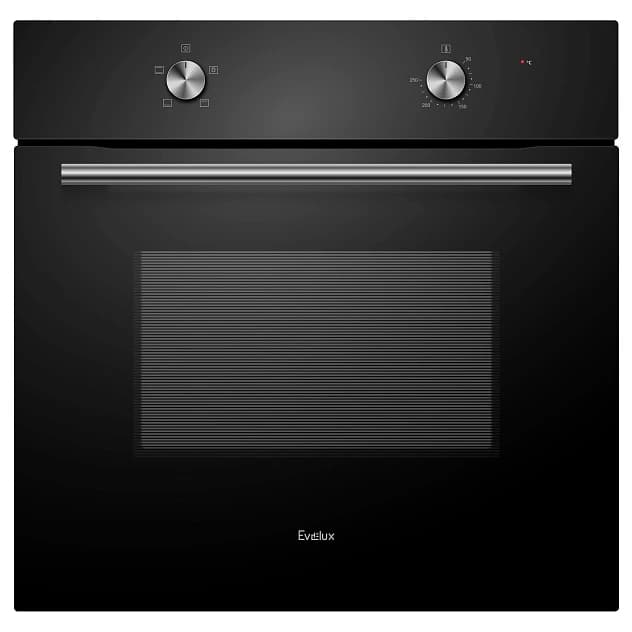 Духовой шкаф EVELUX Черное стекло EO 610 B