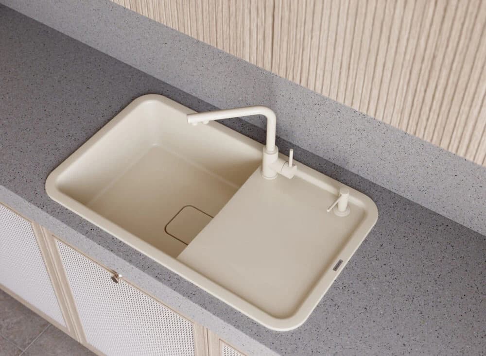 Мойка OMOIKIRI Leningrad grey Tasogare 86-GR