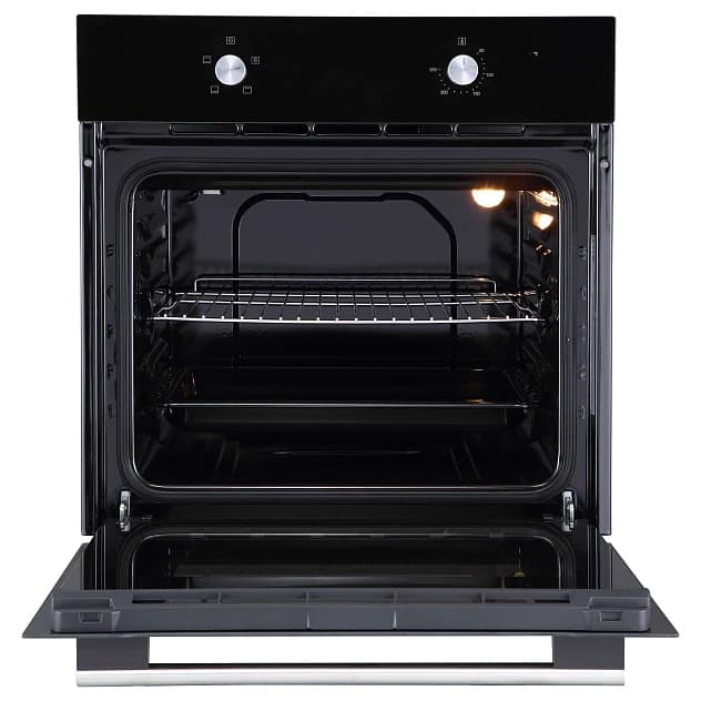 Духовой шкаф EVELUX Черное стекло EO 610 B