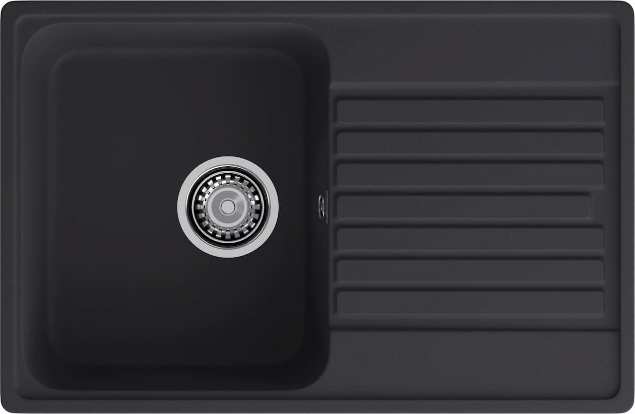 Мойка Granfest Quarz Черный GF-ZL78 (УЦЕНКА)