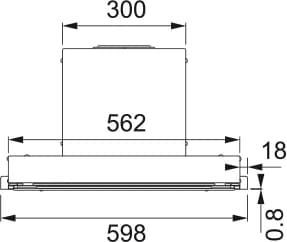 Вытяжка кухонная FRANKE Черный T-FORM BK 60