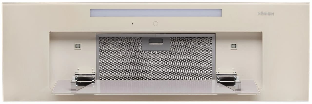 Вытяжка кухонная KONIGIN Слоновая кость Navi Ivory Glass 90