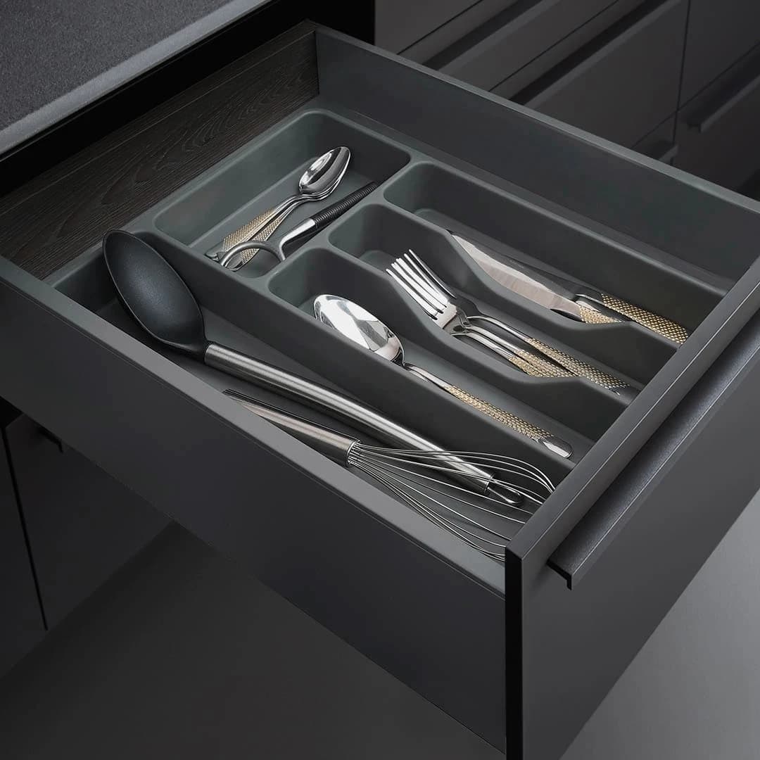 Лоток для столовых приборов 485х325 мм LEMAX Графит T40VG