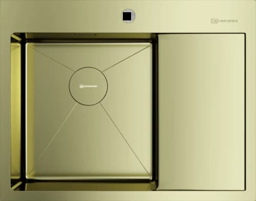 Мойка OMOIKIRI Светлое золото Akisame 65-LG-L