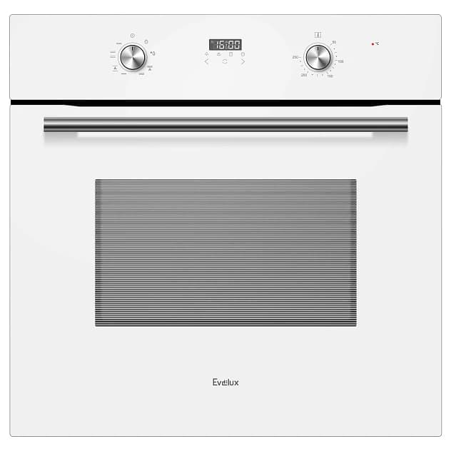 Духовой шкаф EVELUX Белое стекло EO 630 PW