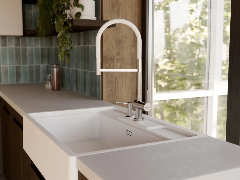 Смеситель с фильтром OMOIKIRI Вороненая сталь Kanto-2 Plus-SB