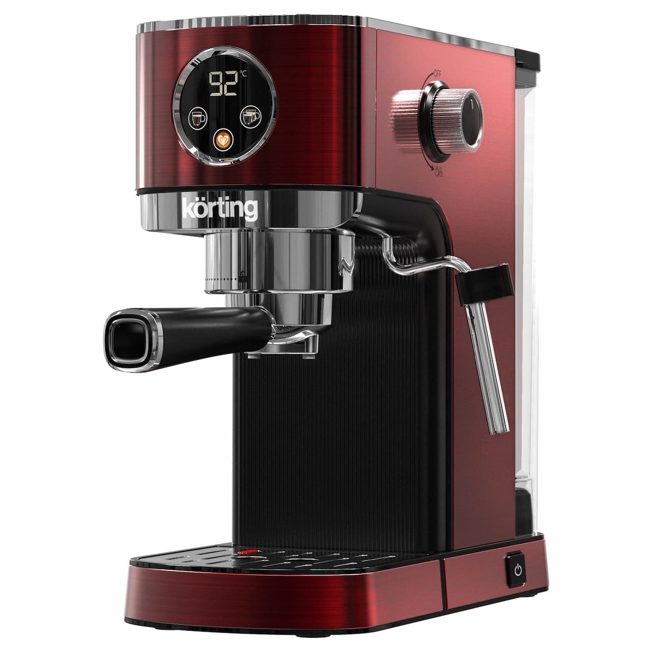 Кофеварка эспрессо KORTING Красный KCM 1004 ER