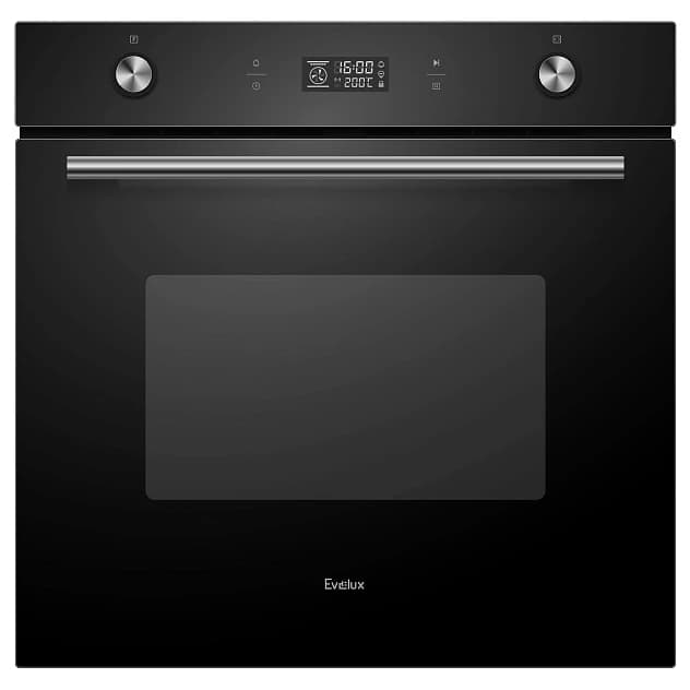 Духовой шкаф EVELUX Черное стекло EO 650 PB