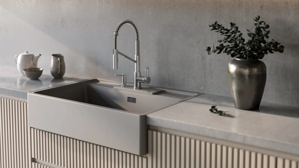 Смеситель OMOIKIRI Нержавеющая сталь Mikawa 2 Plus-SB-BN