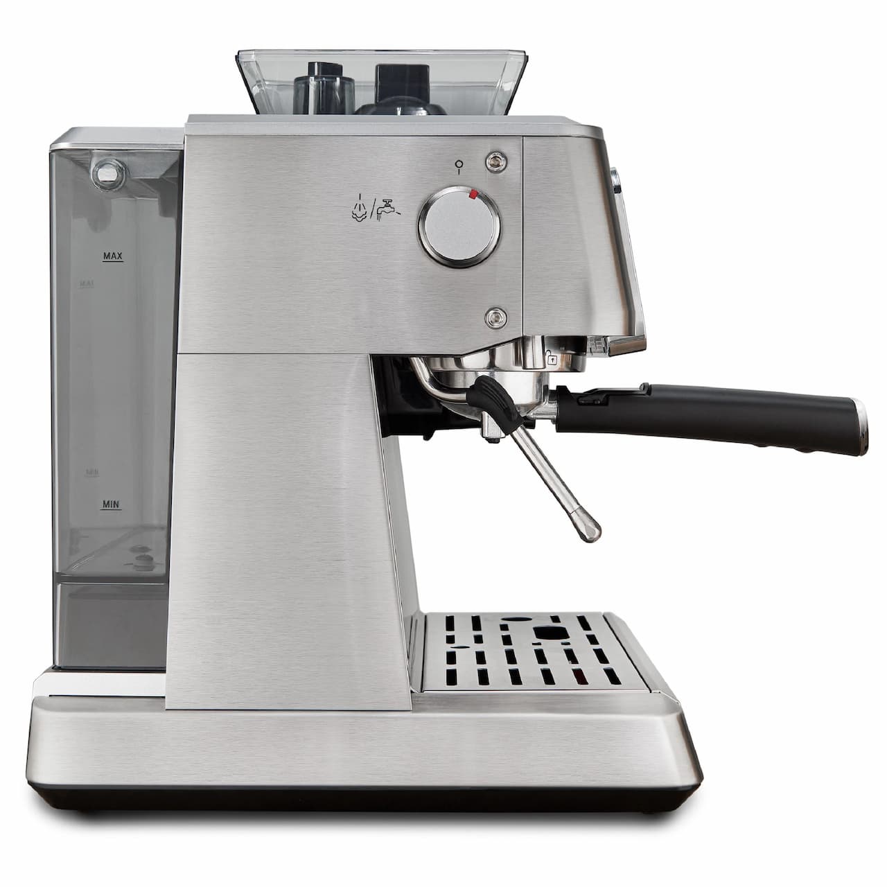 Кофемашина-эспрессо со встроенной кофемолкой KORTING Нержавеющая сталь KCM 1013 SA Bravo