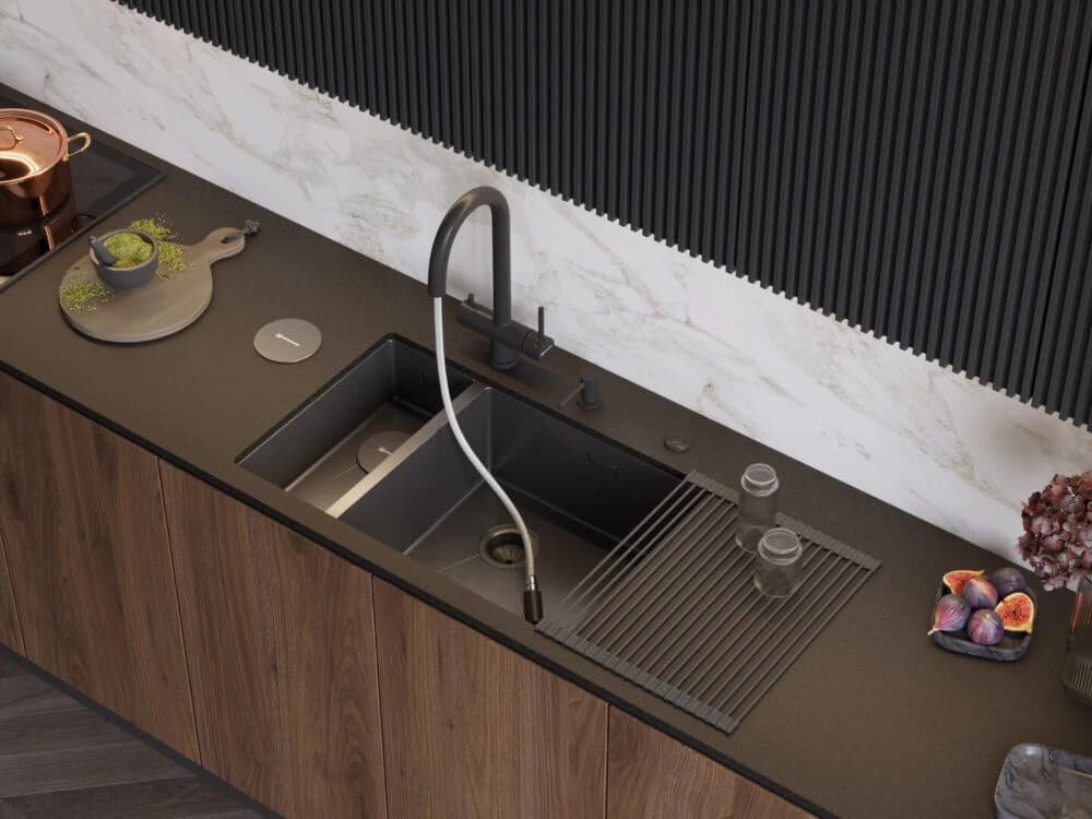 Дозатор для мыла OMOIKIRI Графит OM-03-GB