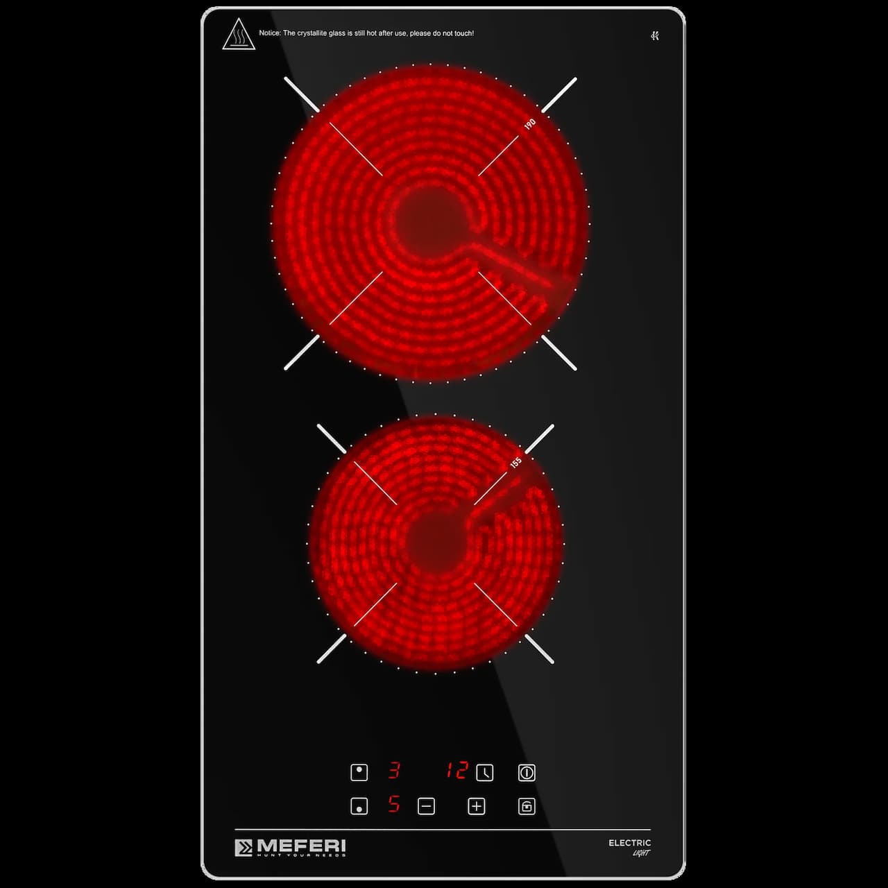 Варочная панель MEFERI Черный MEH302BK LIGHT