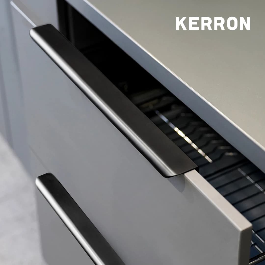 Ручка торцевая KERRON Черный матовый RT-006-400 BL