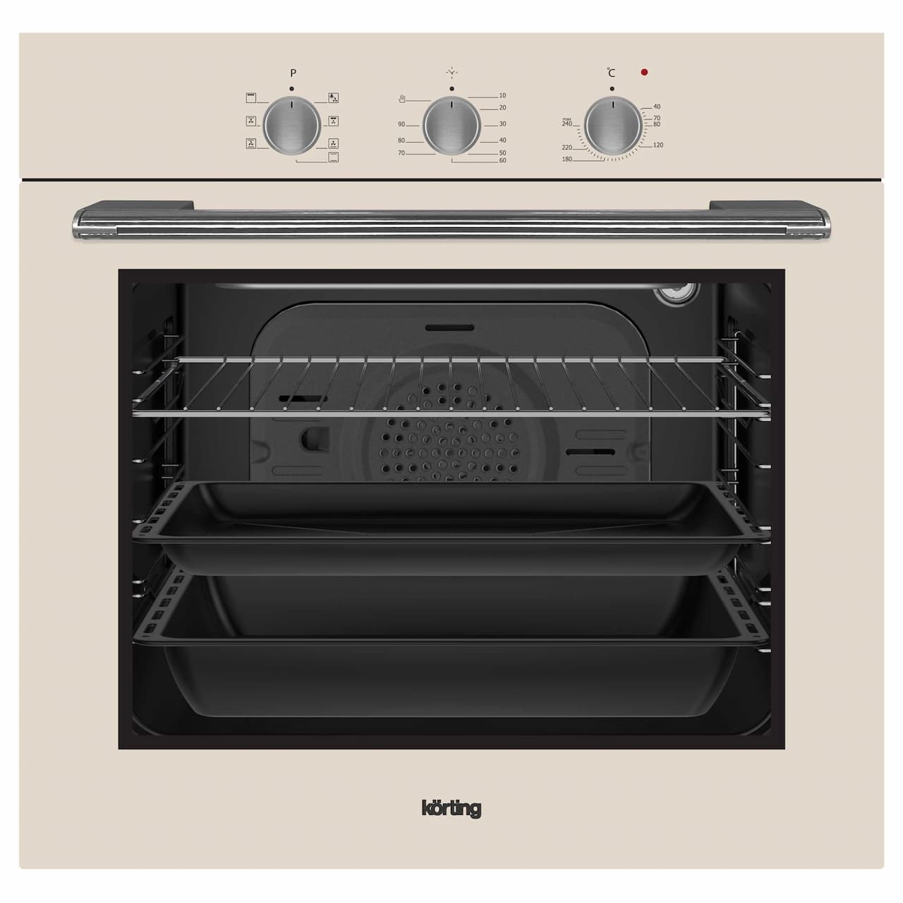 Духовой шкаф KORTING Бежевое стекло OKB 370 CMB