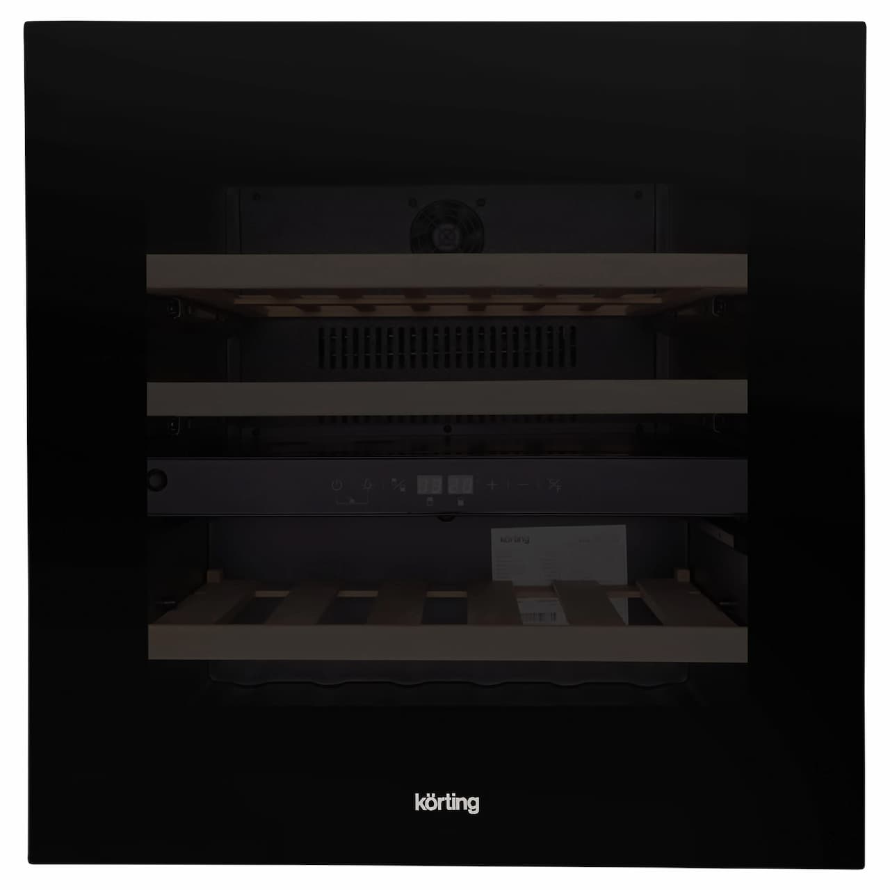 Винный шкаф KORTING Черное стекло KFW 604 DB GN