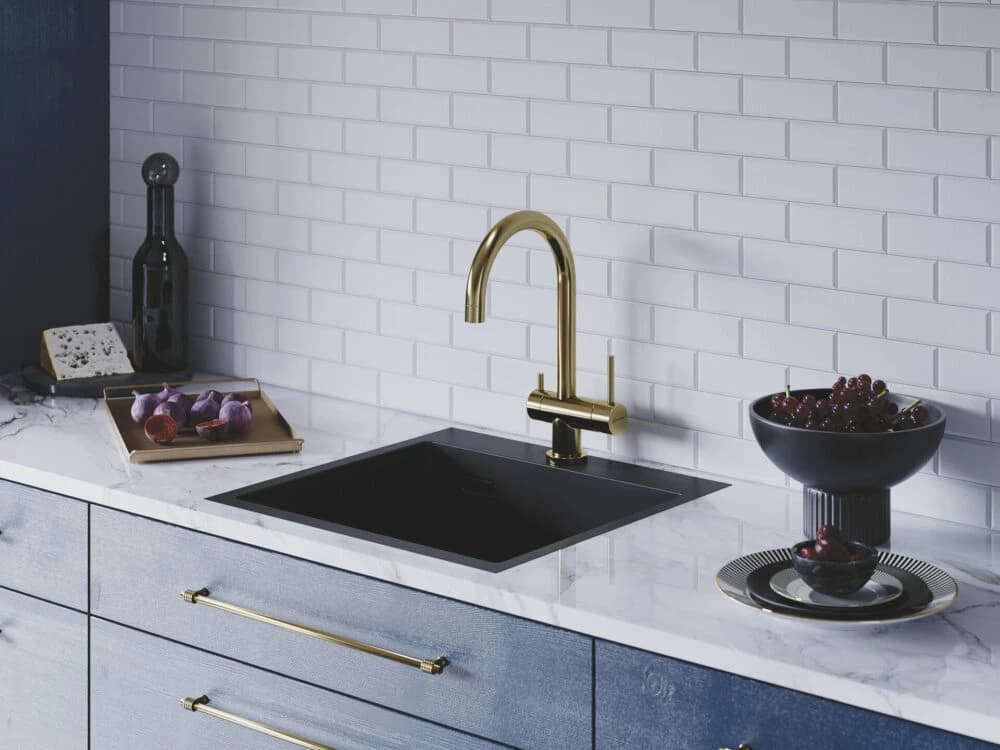 Смеситель OMOIKIRI Светлое золото Yamada-LG