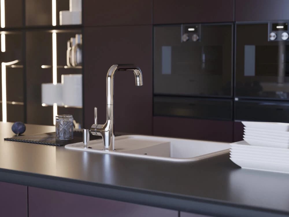 Мойка OMOIKIRI Черный Tasogare 65-BL