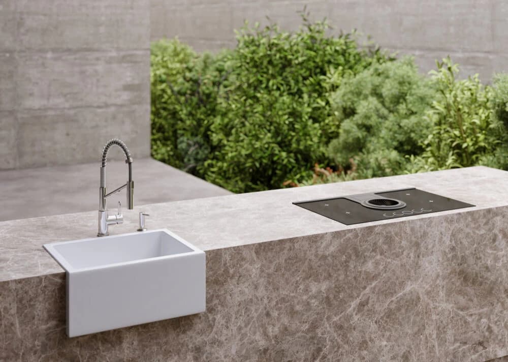 Смеситель OMOIKIRI Нержавеющая сталь Mikawa 2 Plus-SB-BN