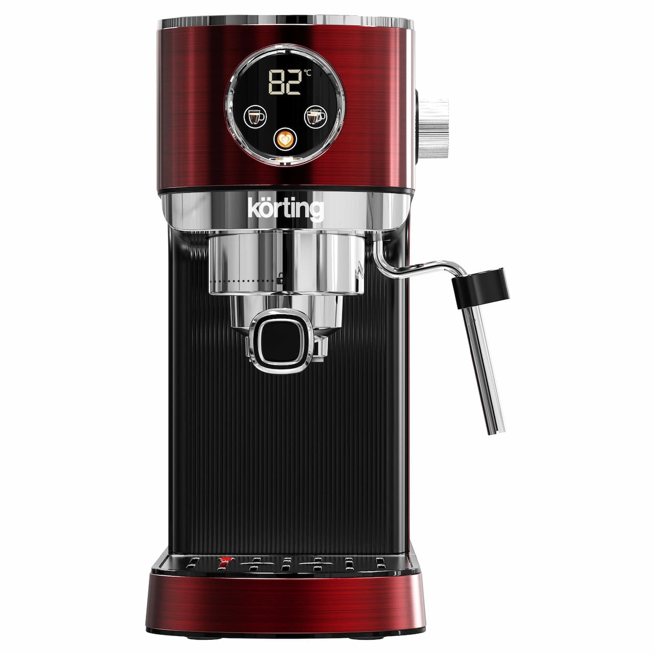 Кофеварка эспрессо KORTING Красный KCM 1004 ER