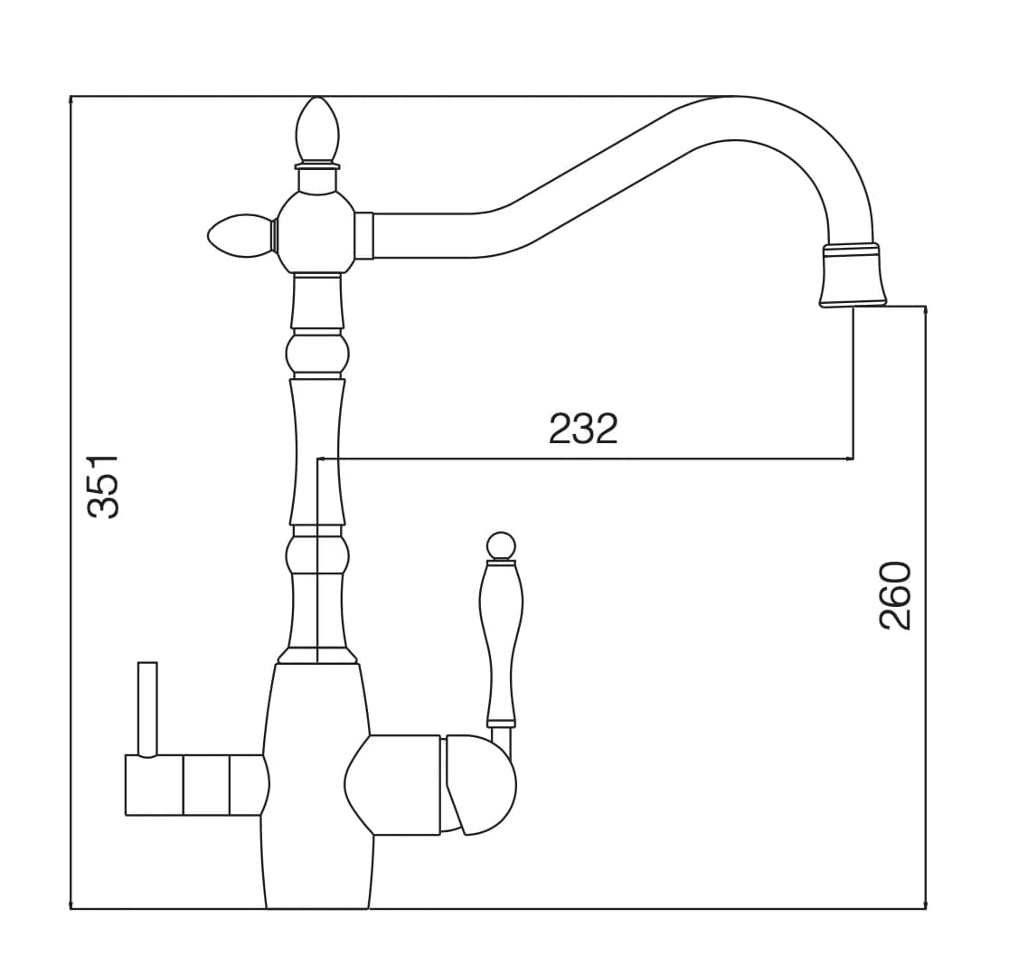 Смеситель с фильтром TOPZERO Титан Brad TITAN