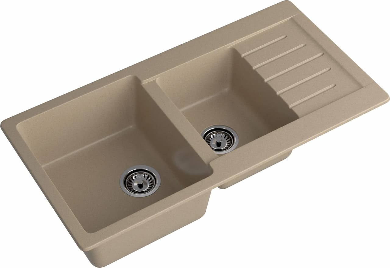 Мойка GRANFEST Бежевый PRACTIC GF-P980КL (УЦЕНКА)
