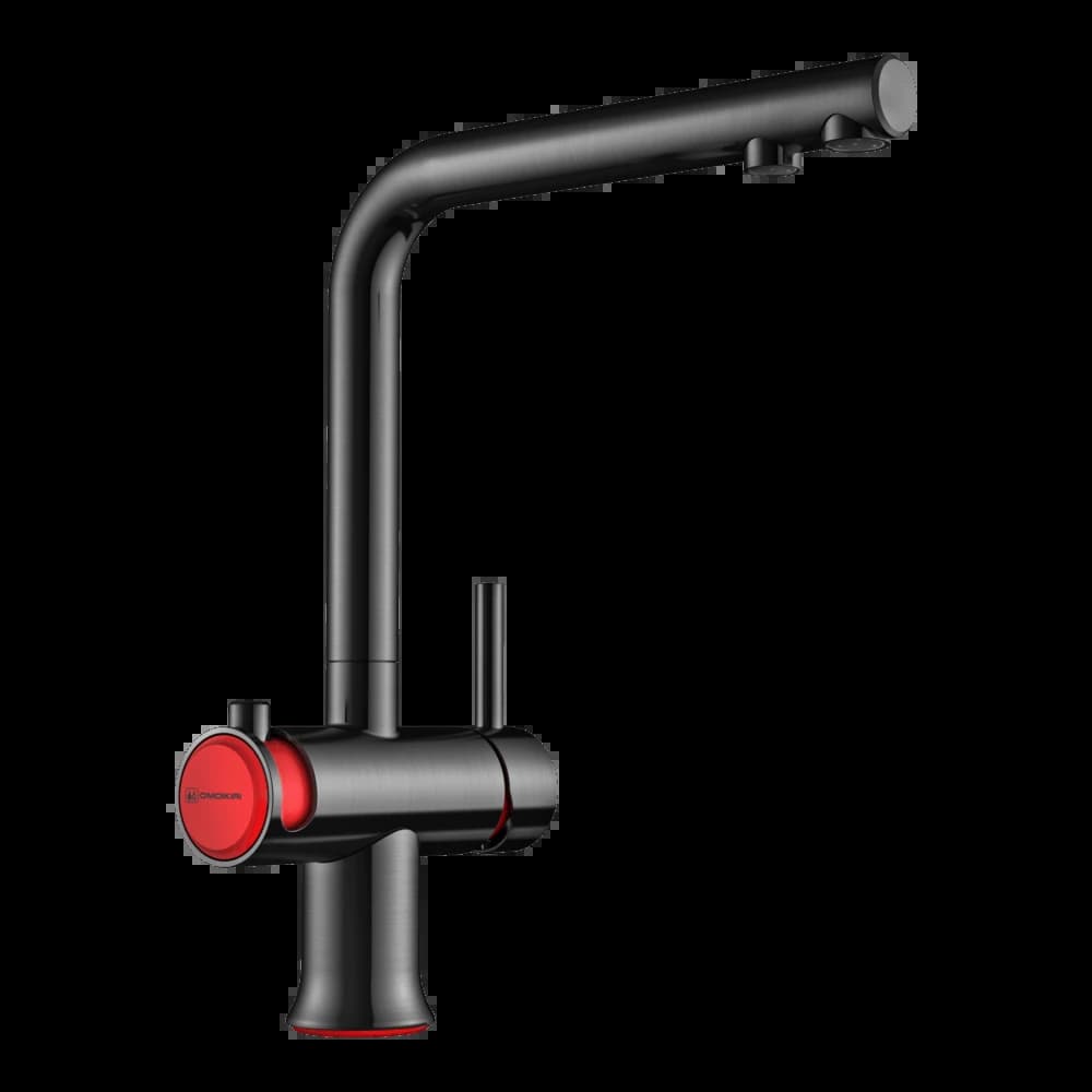 Смеситель OMOIKIRI Вороненая сталь Hotaru-R