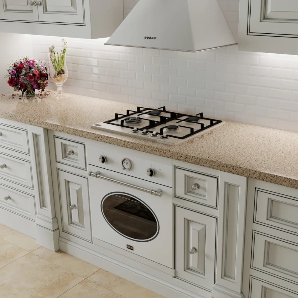 Вытяжка кухонная KORTING Античный белый KHC 6648 RSI