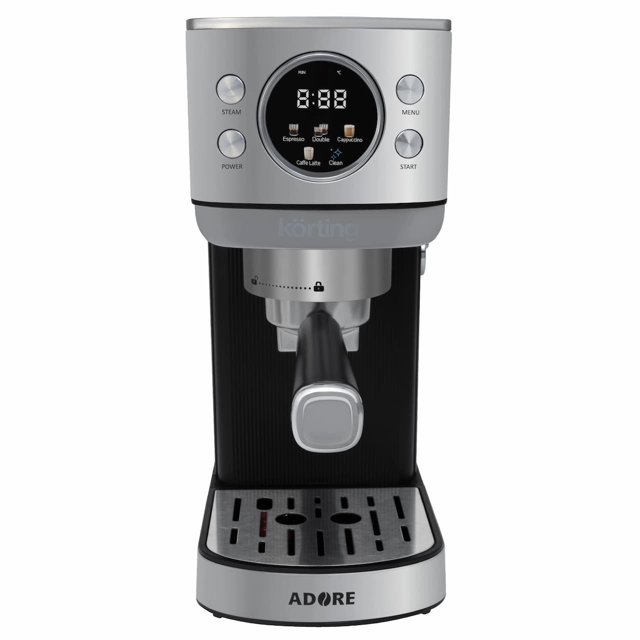 Кофеварка эспрессо KORTING Нержавеющая сталь KCM 1006 T Adore