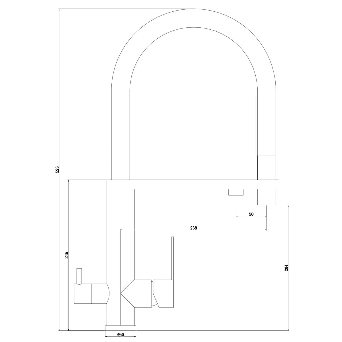 Смеситель с фильтром TOPZERO Золотой TPZ 305 GOLD