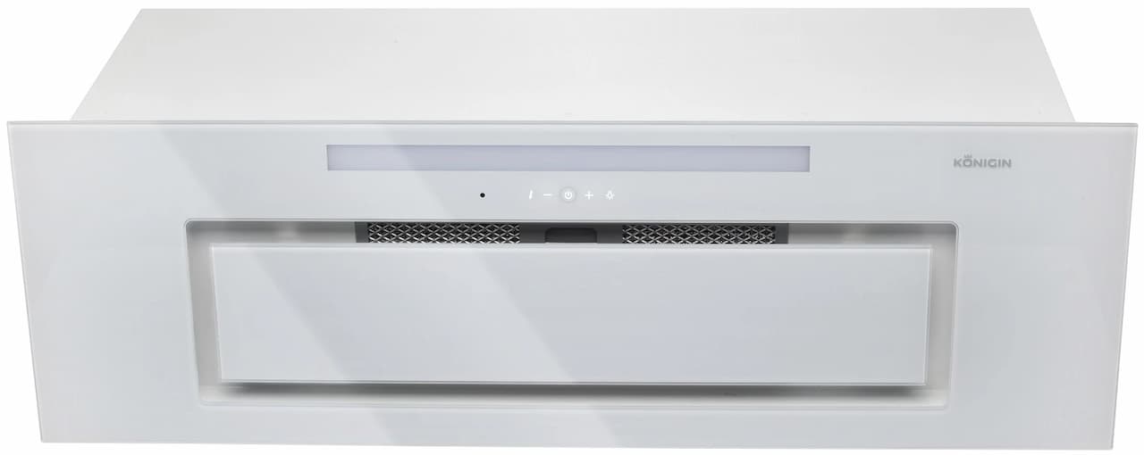 Вытяжка кухонная KONIGIN Белый Navi White Glass 90