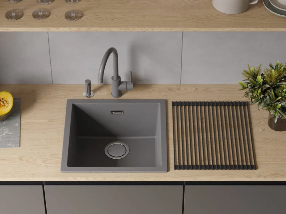 Мойка OMOIKIRI Leningrad grey Yamakawa 45-U/I-GR