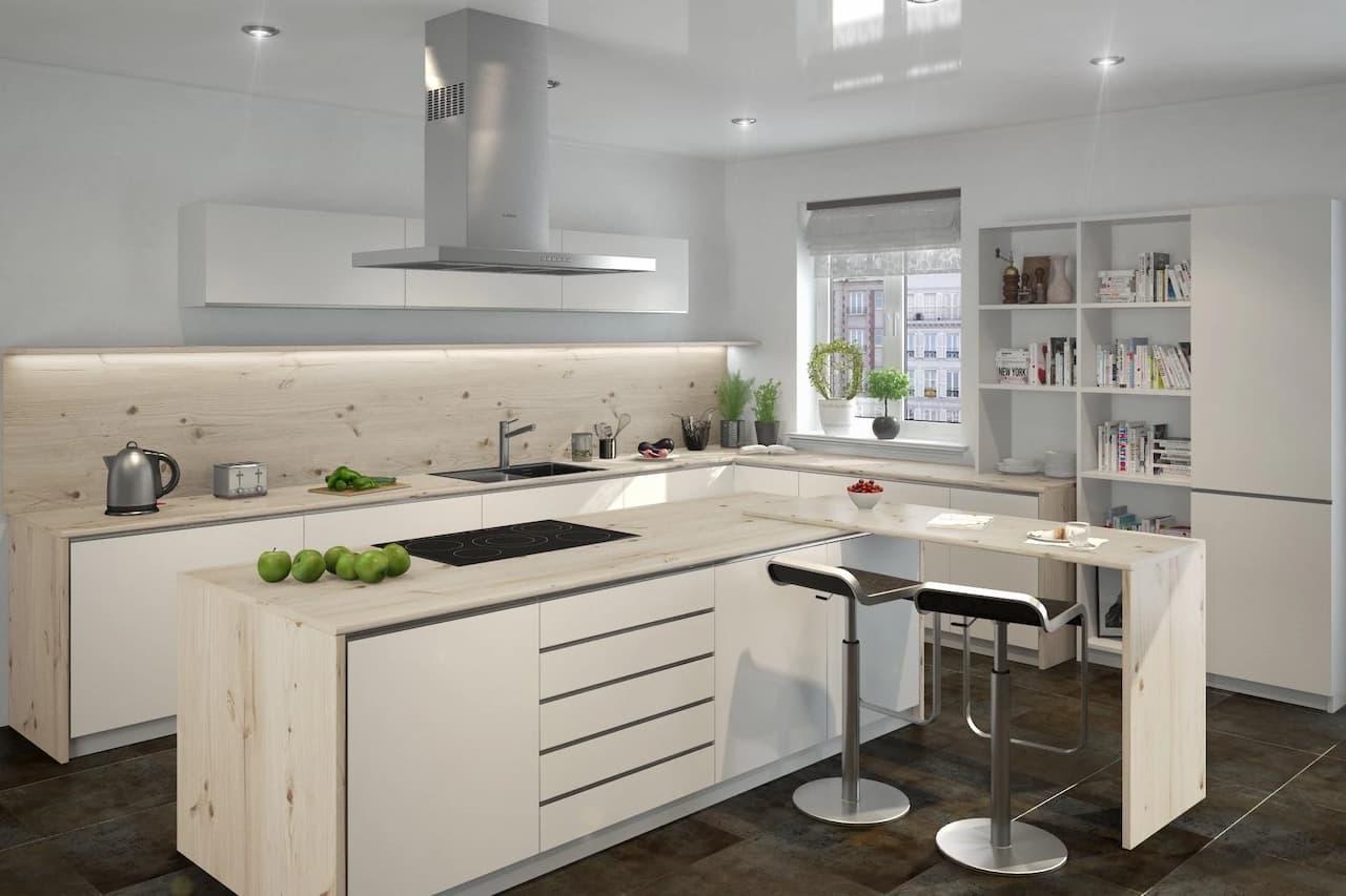 Столешница влагостойкая 38 мм КЕДР Бискайская сосна 1500х600х38*1U 2058/FL