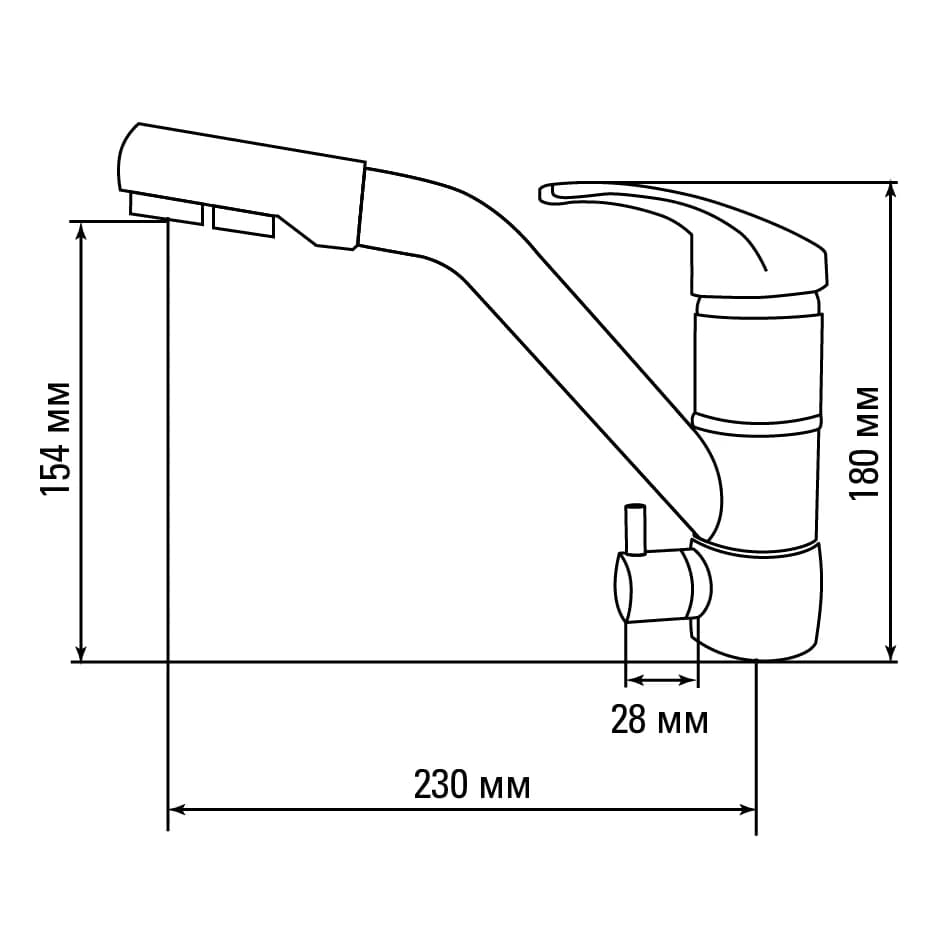 Смеситель с фильтром Gerdamix Черный MARRON