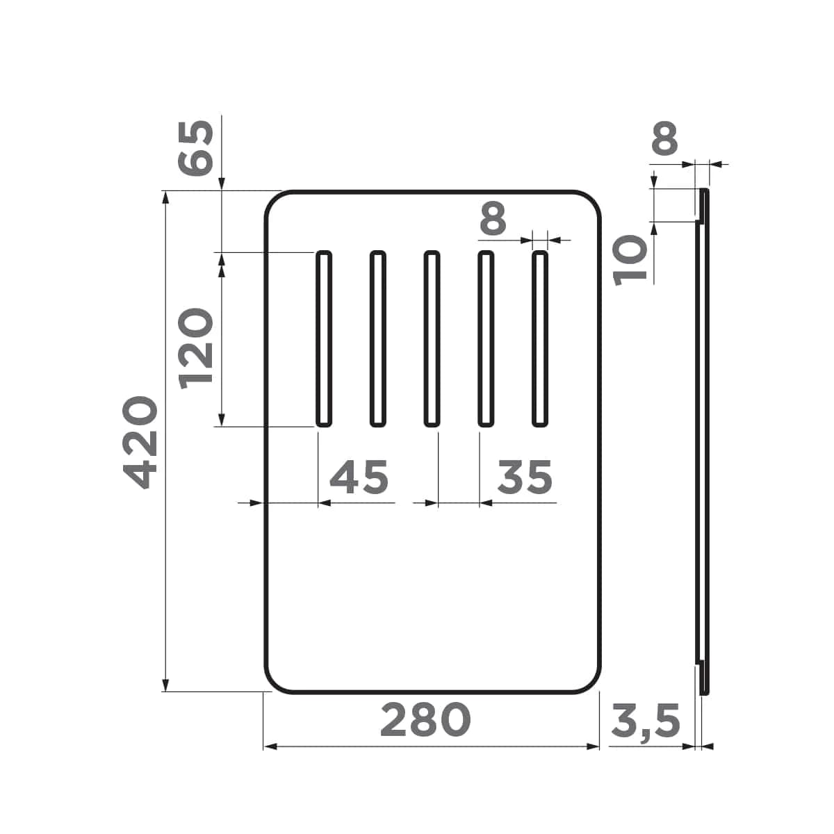 Разделочная доска OMOIKIRI Дерево CB-Yamakawa
