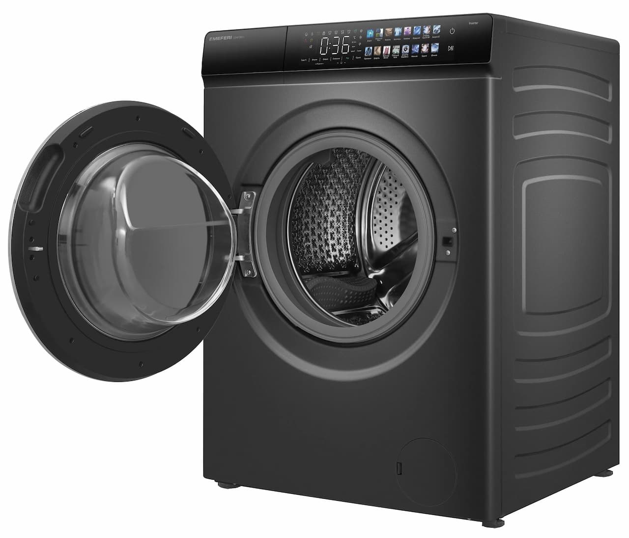 Стиральная машина MEFERI Серый MFWD1281416GR COMFORT PLUS