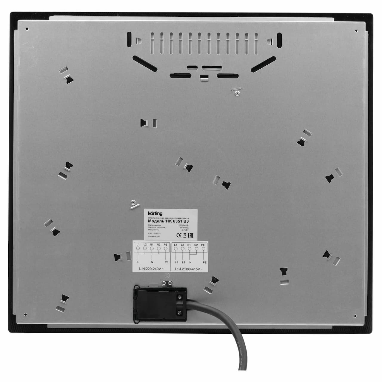 Варочная панель KORTING Черный HK 6351 B3