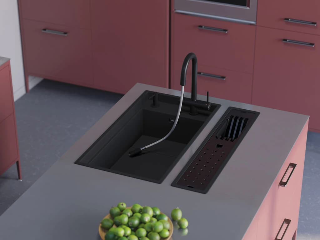 Мойка OMOIKIRI Графитовый Kinaru 86-U/I GB