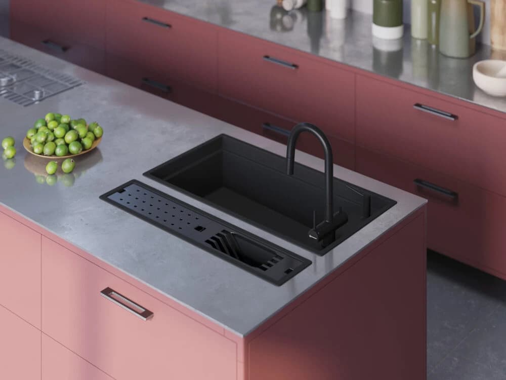 Смеситель с фильтром OMOIKIRI Нержавеющая сталь Akita-S-BN