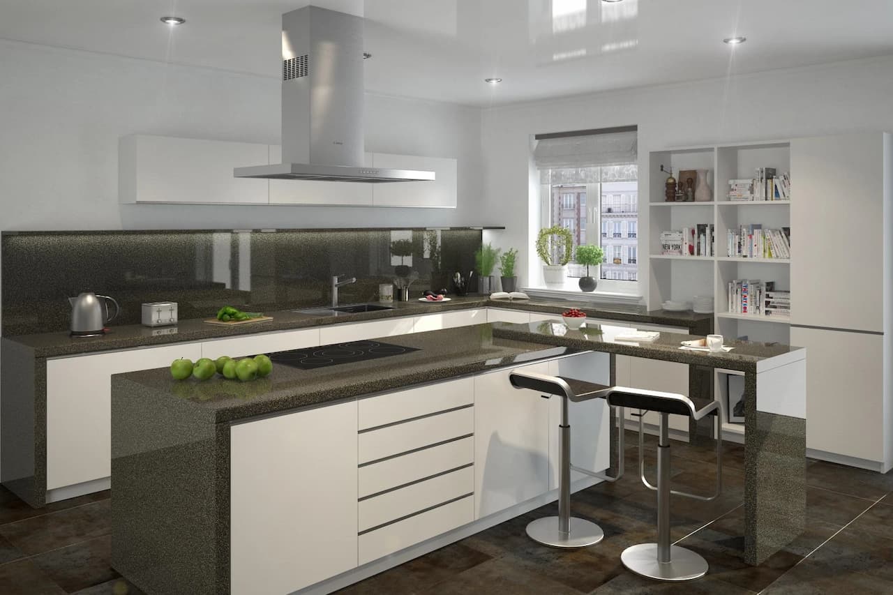 Стеновая панель 10 мм КЕДР Галактика черная 4000х600х10 мм G018/1