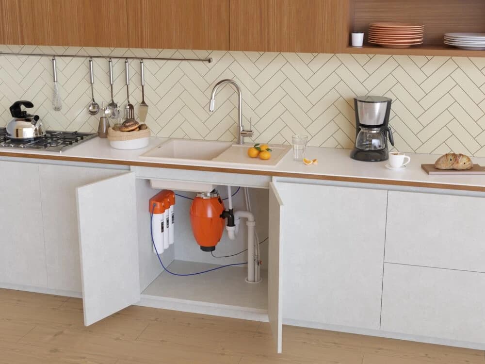 Измельчитель отходов OMOIKIRI Оранжевый Nagare 500