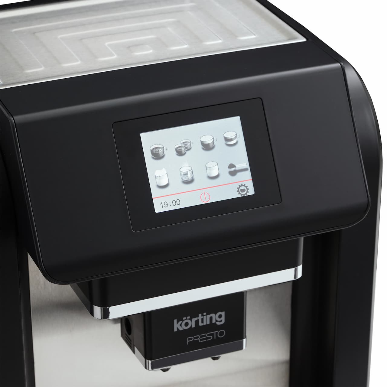 Автоматическая кофемашина с молочной системой KORTING Черный KACM 2009 Presto