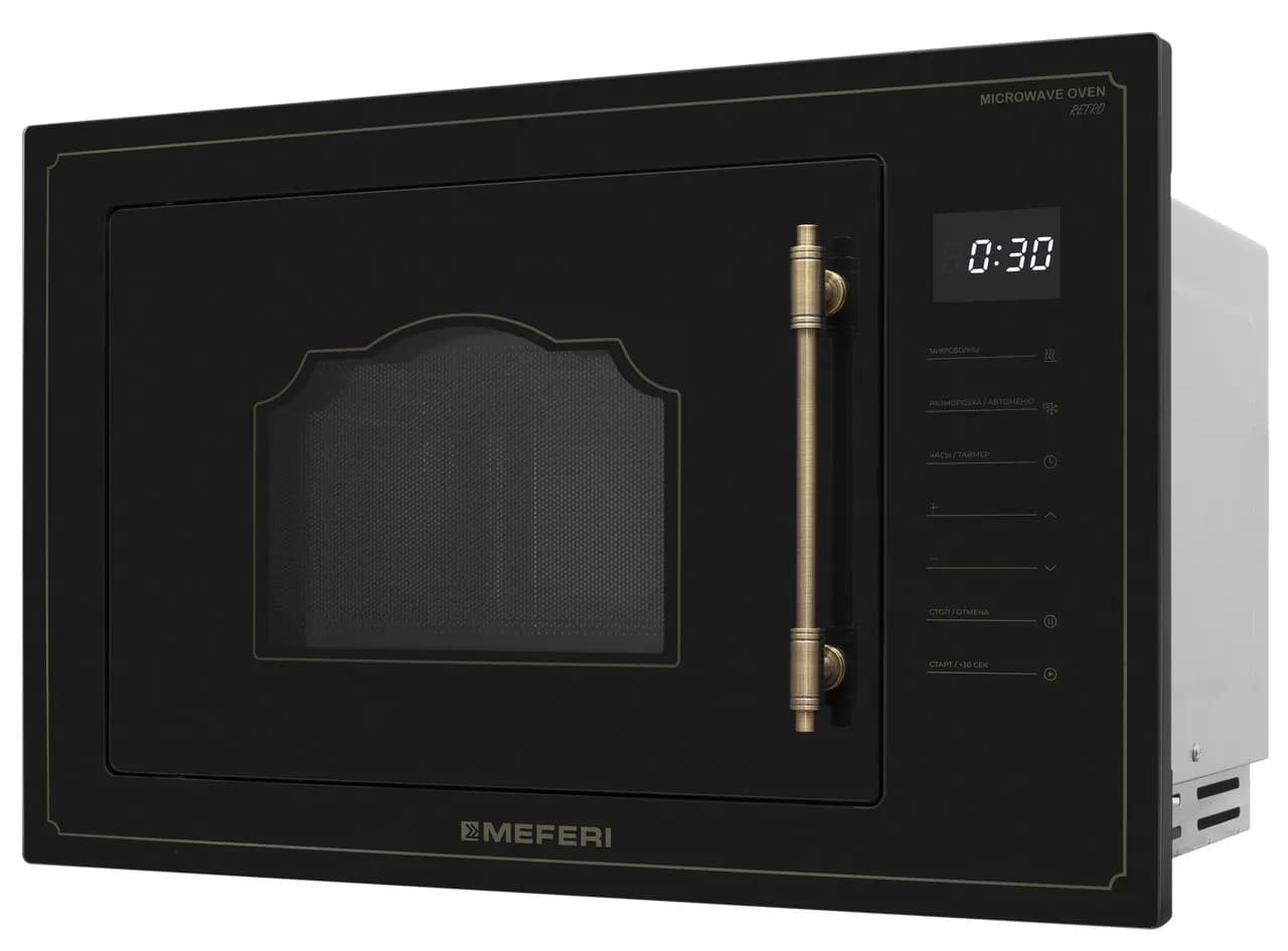 Микроволновая печь MEFERI Черный MMO6025BK RETRO