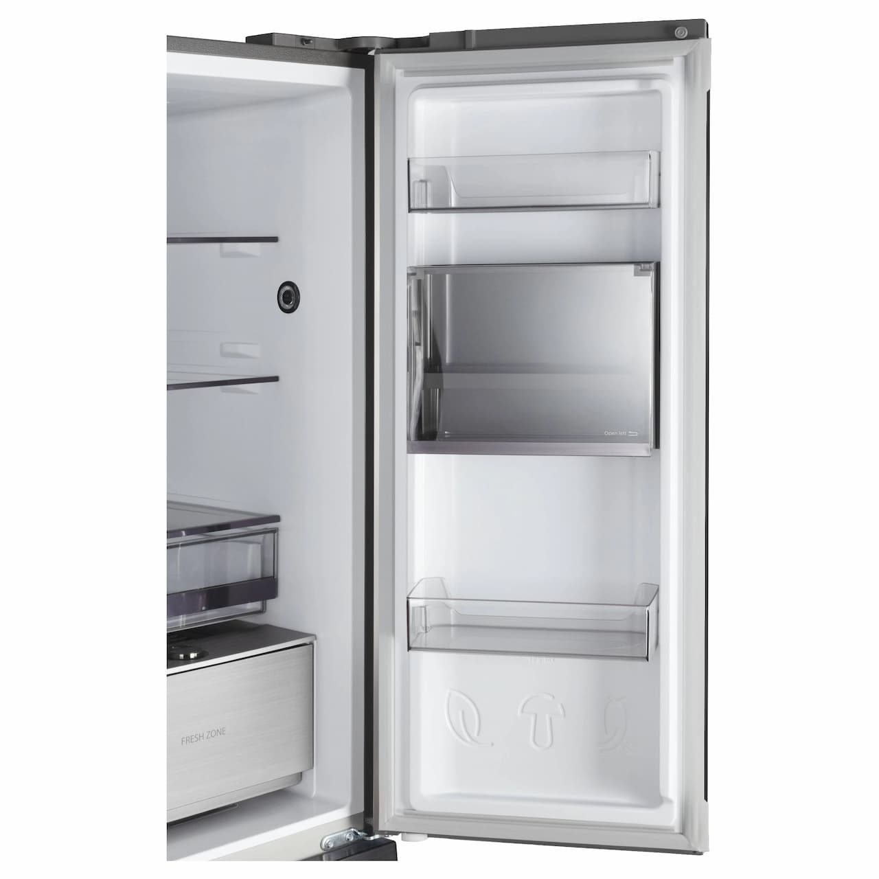 Холодильник Side-by-side KORTING Черная сталь KNFF 82535 XN