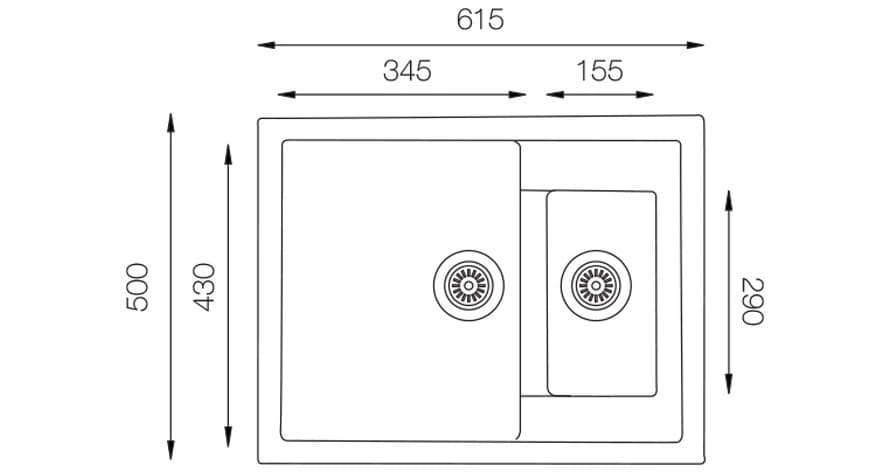 Мойка TOPZERO Jasmine Madonna 615.500 15-08