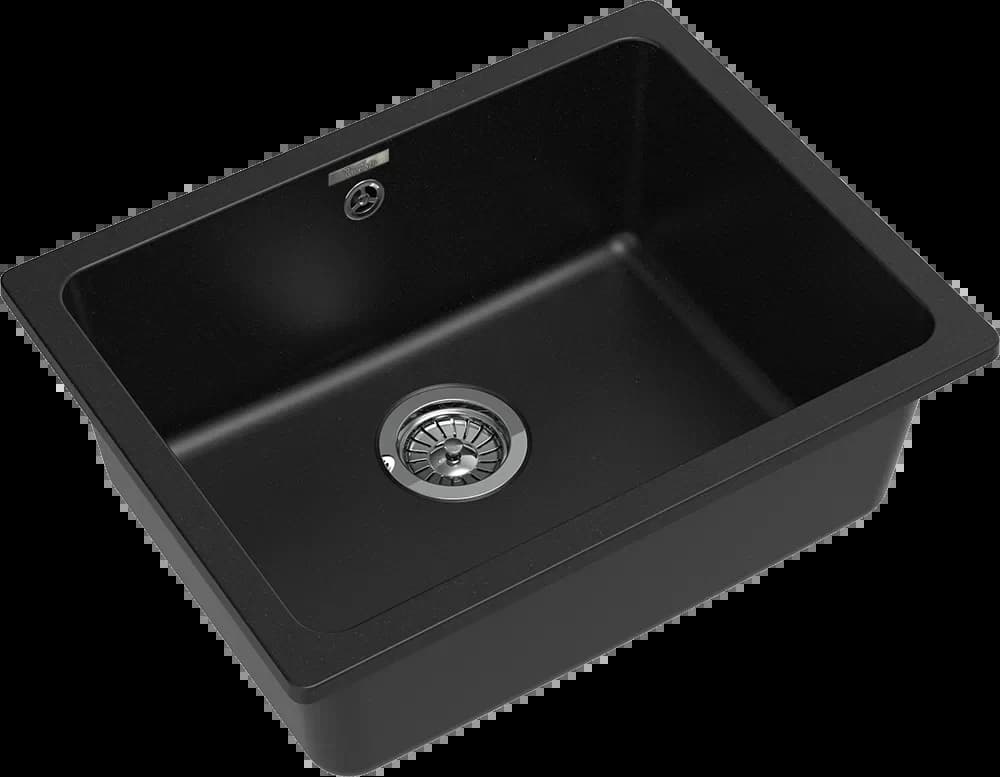 Мойка RIVELATO Черный BERKANA 50